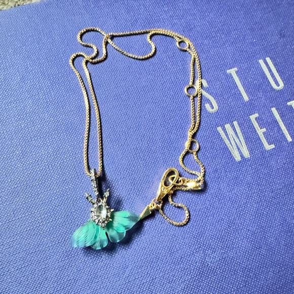 Alexis Bittar Brutalist Butterfly Pendant Necklace - Picture 2 of 4